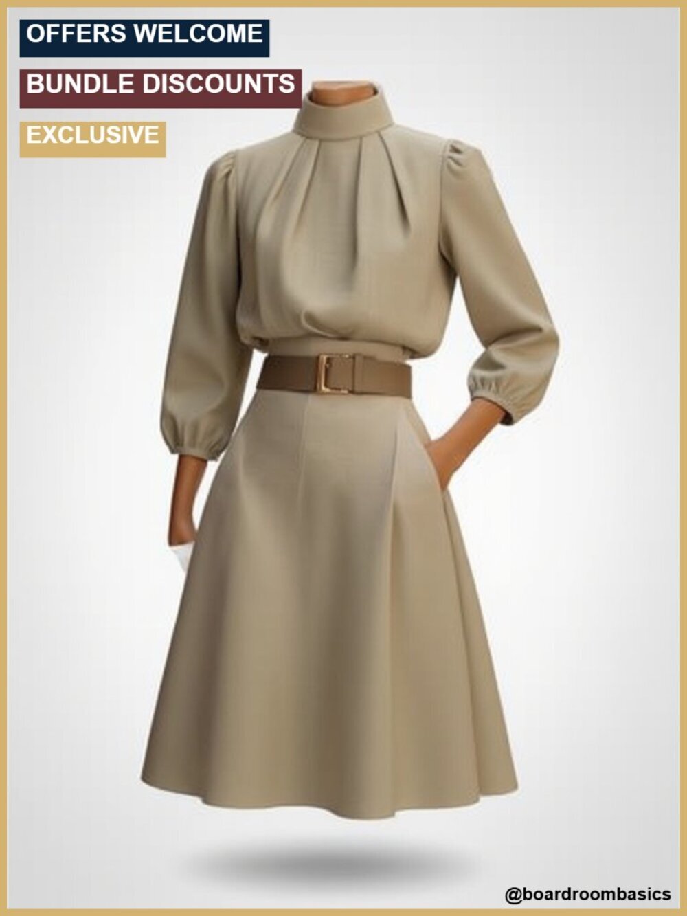 Mock Neck Sleeveless Pleated Blouse Dressy Work Top Business Casual Blouse